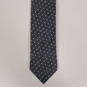 ARMANI MENS SOLK BLEND TIE BLUE WITH DESIGN
